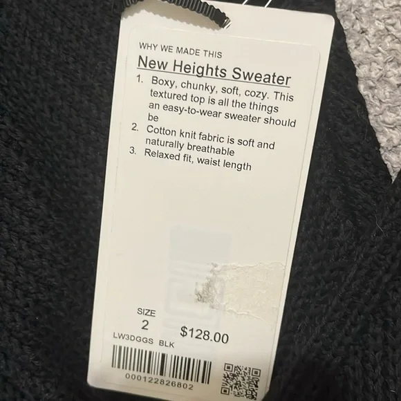 NWT- Lululemon - 2. New Heights Sweater - Picture 7 of 10
